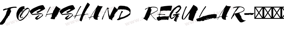 JoshsHand Regular字体转换